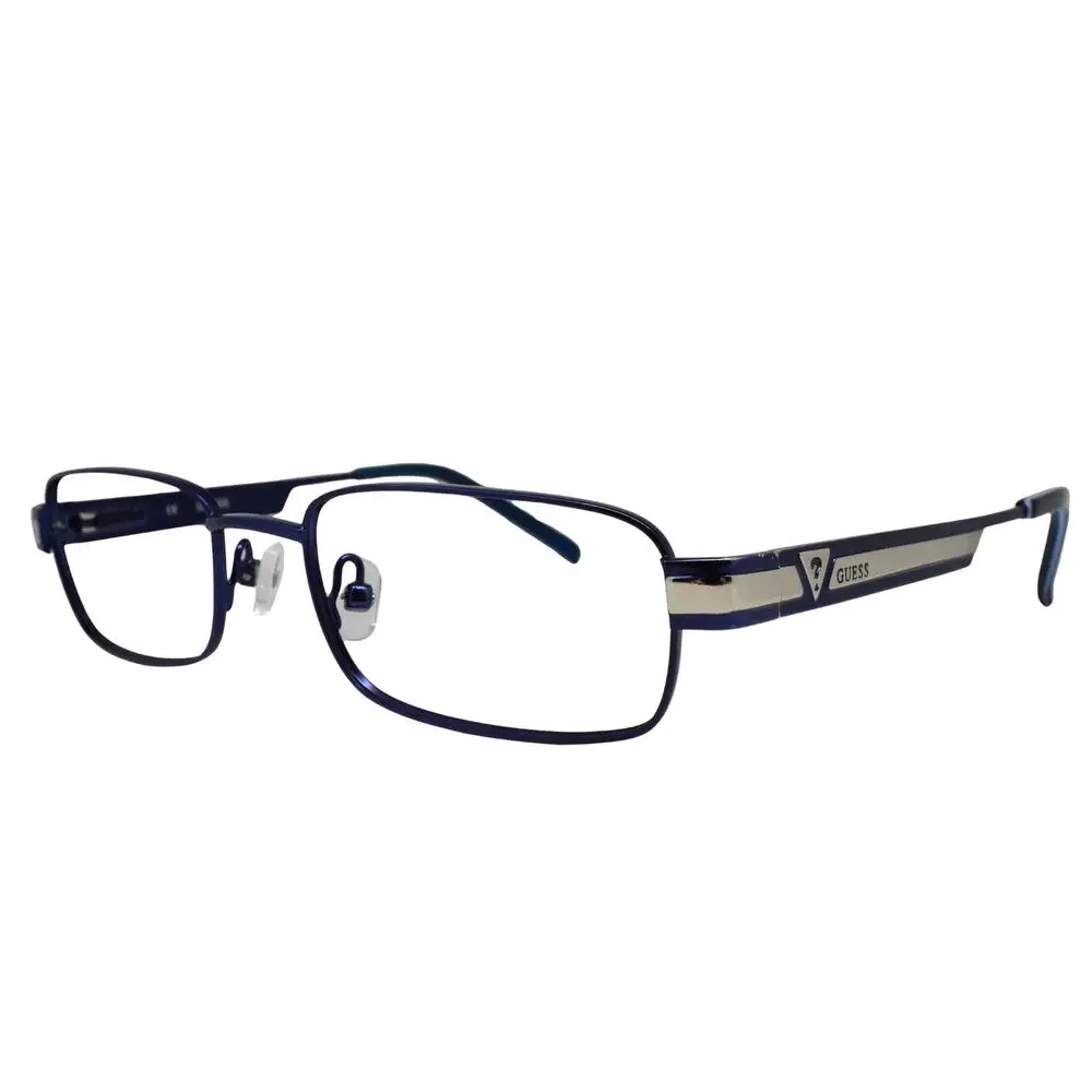 Guess GU9062 BL (Blue/Silver) Youth 47-17-130mm Eyeglasses FRAMES ONLY - GOOD